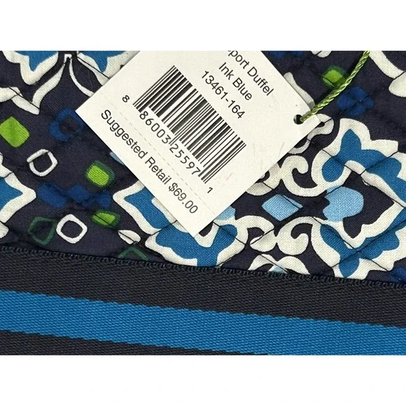 Vera Bradley Sport Duffel Bag "Ink Blue"NWT (MSRP $69) - Picture 4 of 4